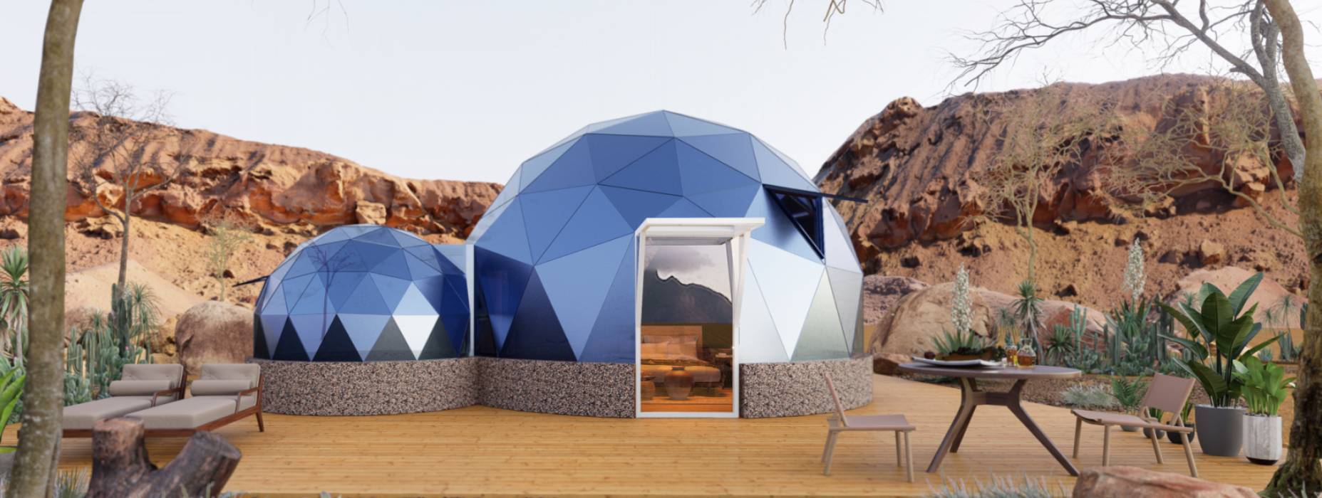 衡山县球形智能光伏玻璃星空房